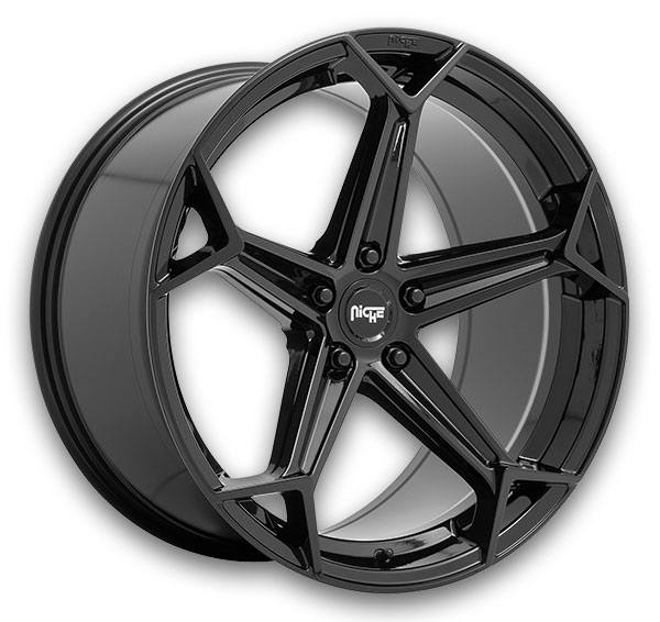Niche Wheels Arrow 20x9 Gloss Black 5x114.3 +35mm 72.56mm