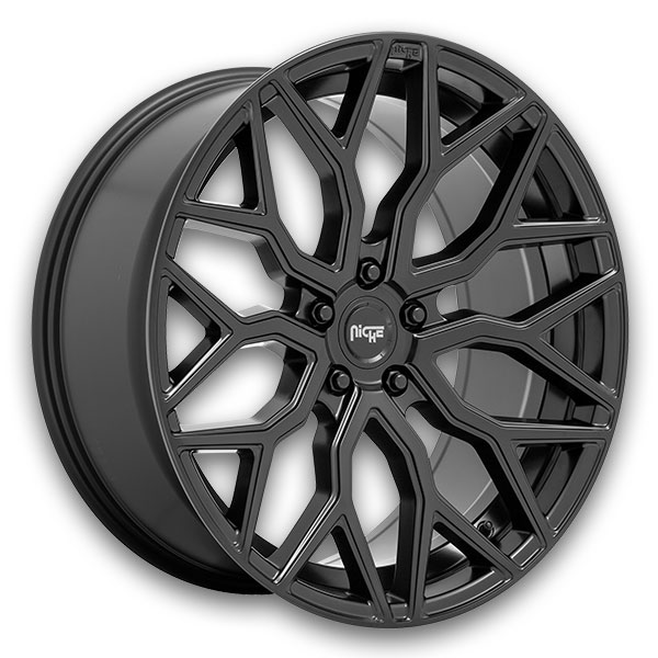 Niche Wheels Mazzanti 22x10 Matte Black 5x114.3 +35mm 72.56mm