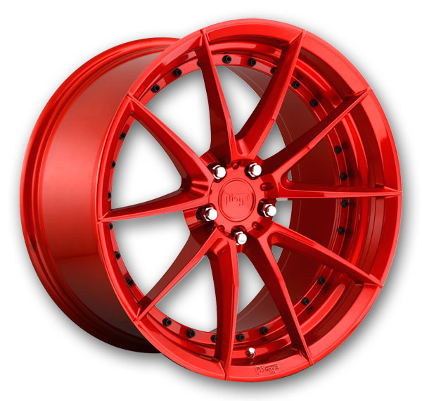 Niche Wheels Sector 20x10.5 Candy Red 5x114.3 +40mm 72.6mm