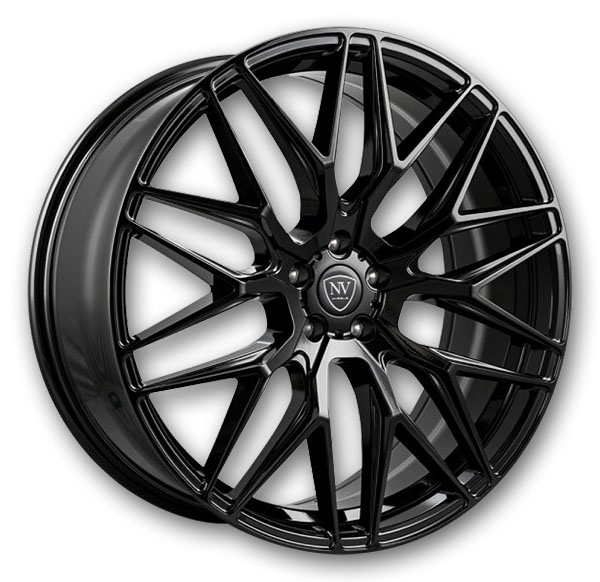 NV Wheels Wheels NV1 22x9 Black 5x112 +35mm 73.1mm