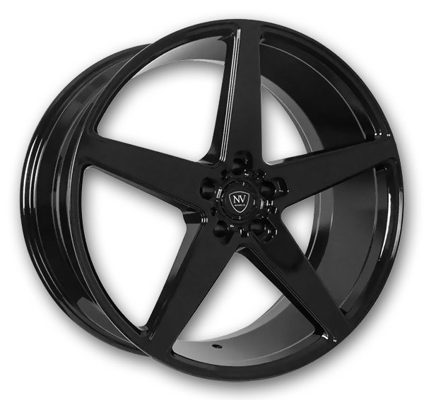 NV Wheels Wheels NVV 22x9 Black 5x114.3 +35mm 73.1mm