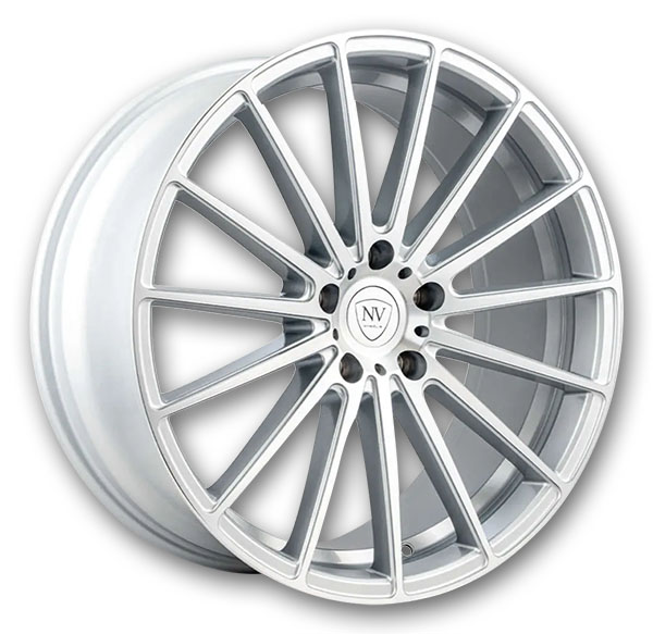NV Wheels Wheels NVXV 20x8.5 Silver Machined Face 5x120 +35mm 73.1mm