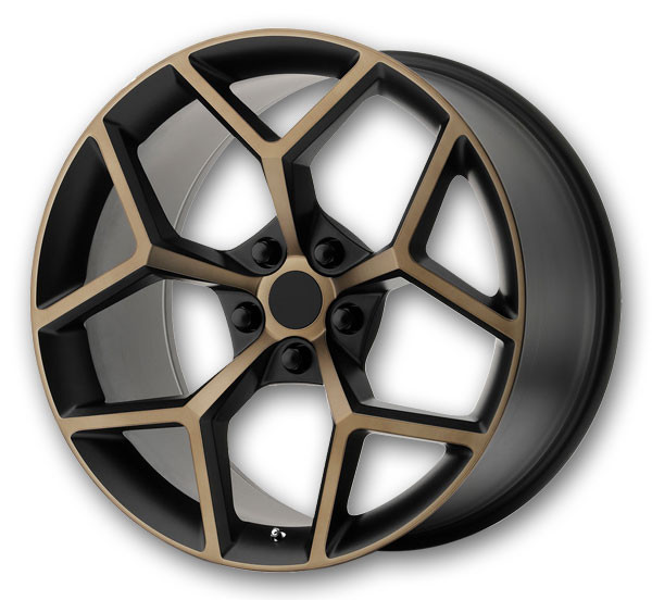 Performance Replicas Wheels PR126 20x11 Black/Bronze 5x120 +43mm 67.06mm