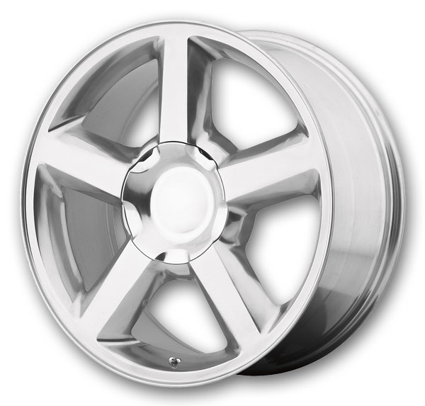 Performance Replicas Wheels PR131 20x8.5 Polished with Clear Coat 6x139.7 +31mm 78.3mm