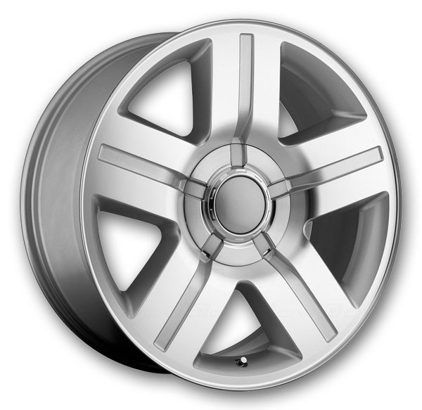 Performance Replicas Wheels PR147 20x8.5 Silver Machined 5x120/5x127 +0mm 78.1mm