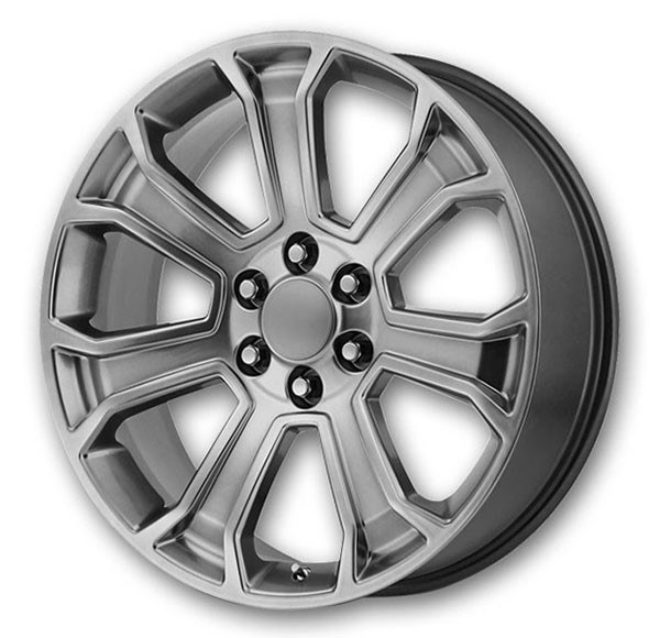 Performance Replicas Wheels PR166 20x9 Hyper Silver 6x139.7 +24mm 78.3mm