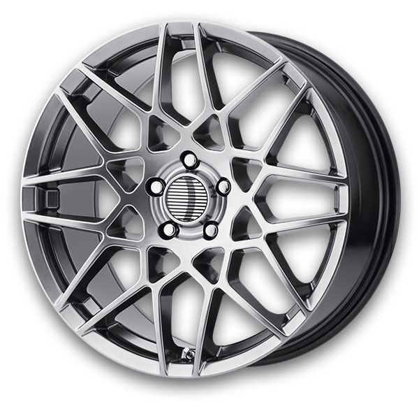 Performance Replicas Wheels PR178 20x8.5 Hyper Silver 5x114.3 +30mm 70.7mm