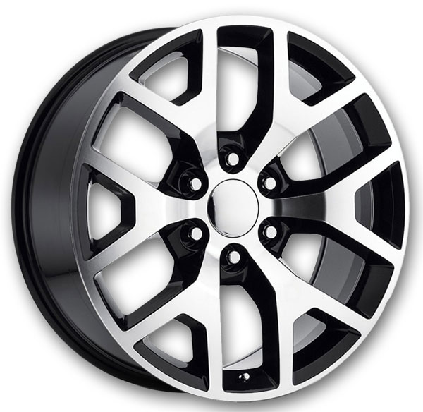 OE Performance Wheels 169 20x9 Gloss Black Machined Face 6x139.7 +27mm