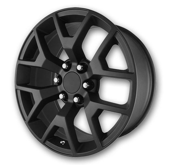 Performance Replicas Wheels PR169 24x10 Matte Black 6x139.7 +31mm 78.3mm