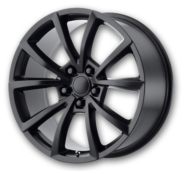 Performance Replicas Wheels PR184 20x9 Satin Black 5x127 +50mm 71.5mm
