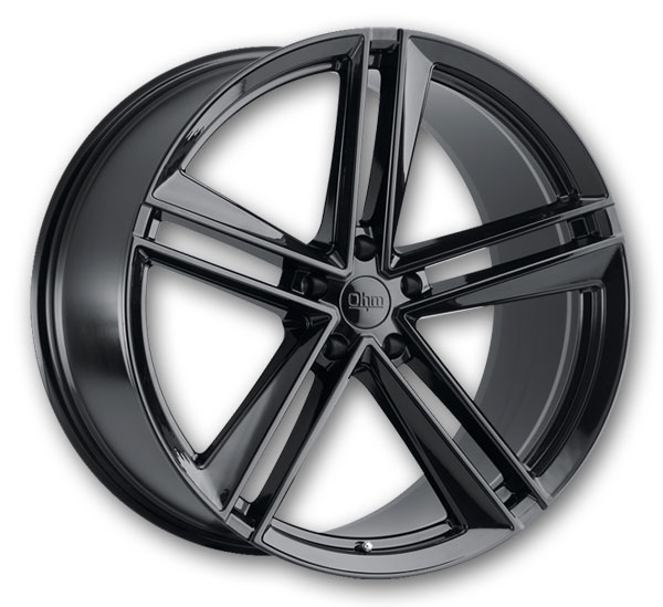 OHM Wheels Lightning 20x10 Gloss Black 5x120 +30mm 64.15mm