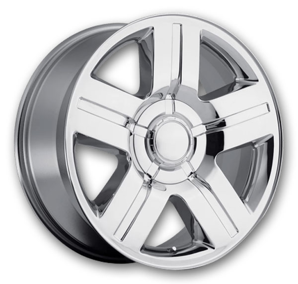 Performance Replicas Wheels PR147 22x9 Chrome 6x139.7 +31mm 78.1mm