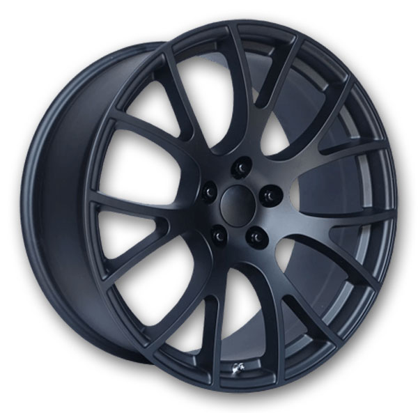 Performance Replicas Wheels PR161 20x10.5 Matte Black 5x115 +25mm 71.5mm