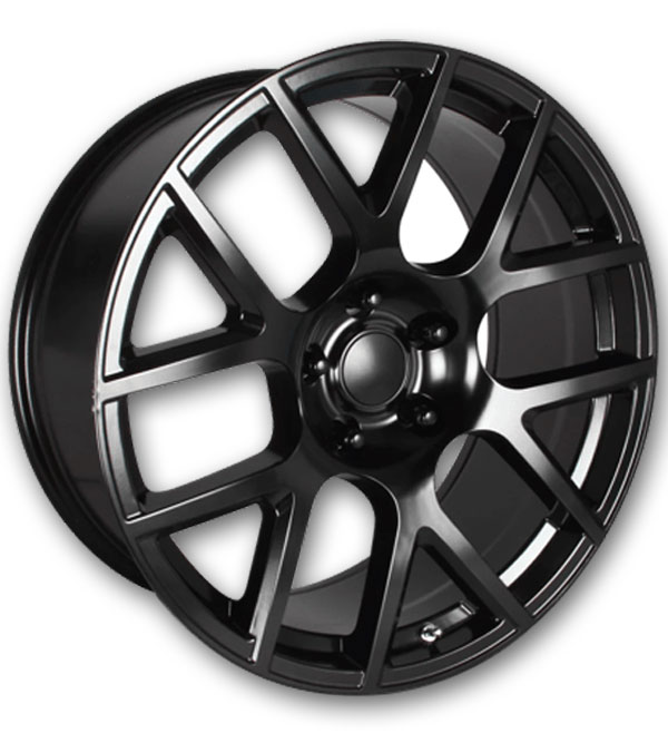Performance Replicas Wheels PR163 20x9 Satin Black 5x115 +20mm 71.5mm