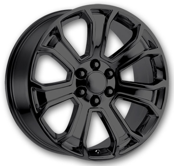 Performance Replicas Wheels PR166 20x9 Gloss Black 6x139.7 +24mm 78.1mm