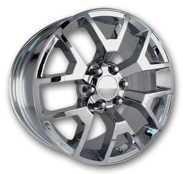 Performance Replicas Wheels PR169 20x9 Chrome 6x139.7 +27mm 78.3mm