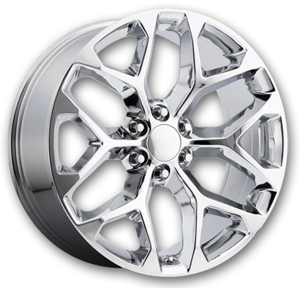 Performance Replicas Wheels PR176 22x9 Chrome 6x139.7 +24mm 78.3mm