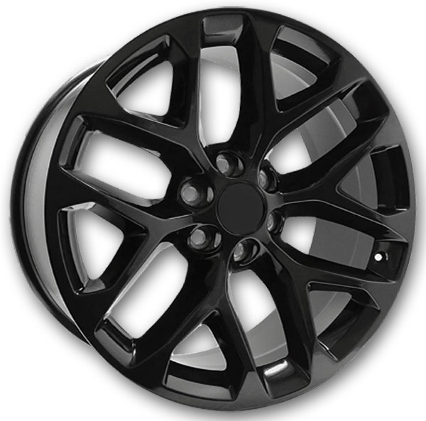 Performance Replicas Wheels PR177 22x9 Gloss Black 6x139.7 +24mm 78.1mm