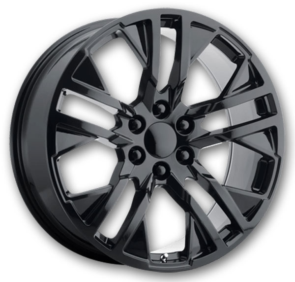 Performance Replicas Wheels PR188 24x10 Gloss Black 6x139.7 +31mm 78.1mm