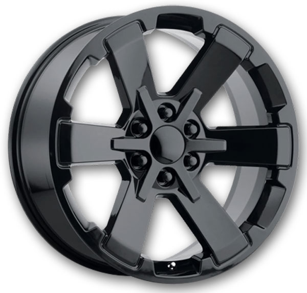Performance Replicas Wheels PR189 22x9 Gloss Black 6x139.7 +24mm 78.1mm