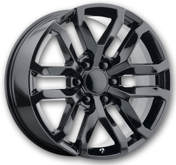 Performance Replicas Wheels PR196 20x9 Gloss Black 6x139.7 +24mm 78.1mm