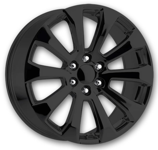 Performance Replicas Wheels PR204 22x9 Gloss Black 6x139.7 +28mm 78.1mm