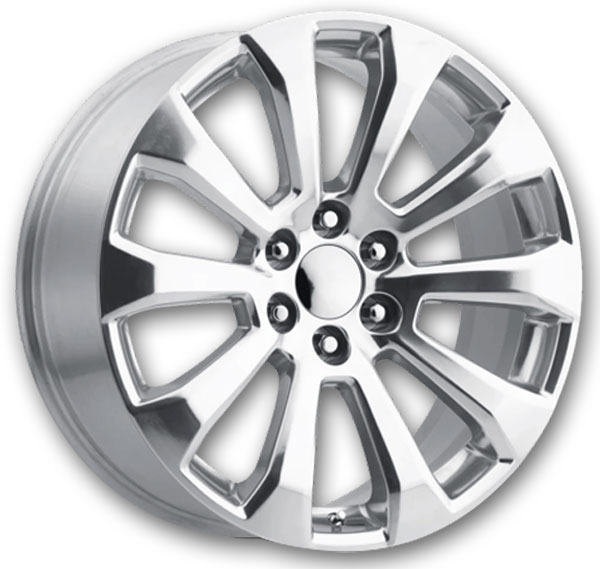 Performance Replicas Wheels PR204 22x9 Polished with Clear Coat 6x139.7 +28mm 78.1mm