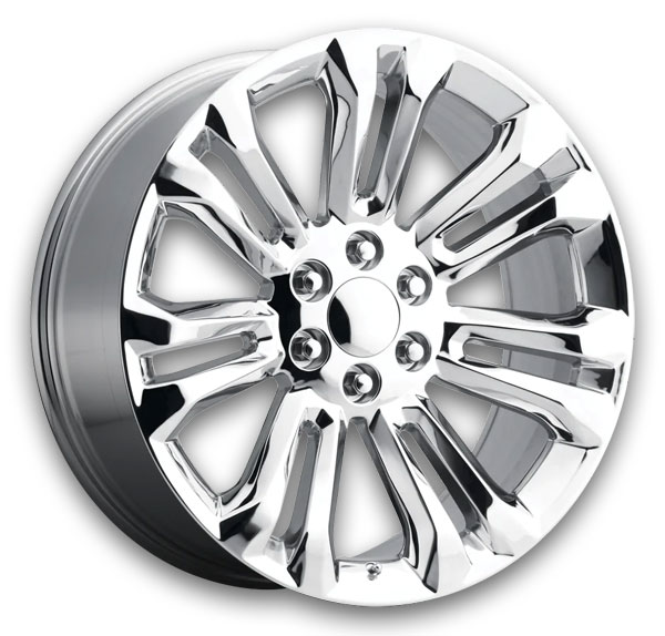 Performance Replicas Wheels PR205 22x9 Chrome 6x139.7 +24mm 78.1mm