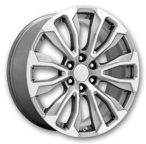 Performance Replicas Wheels PR211 22x9 Chrome 6x139.7 +28mm 78.1mm