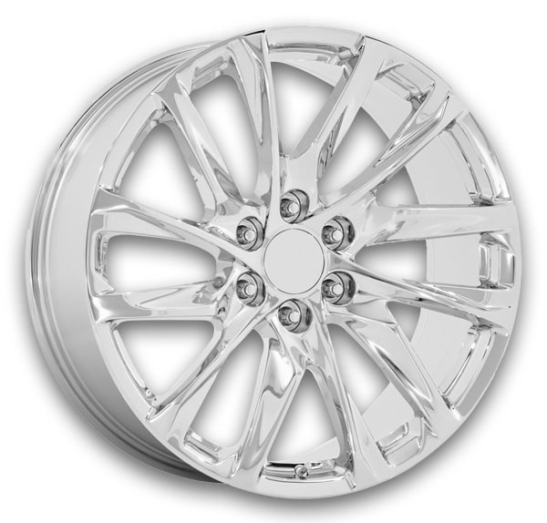 Performance Replicas Wheels PR213 22x9 Chrome 6x139.7 +28mm 78.1mm