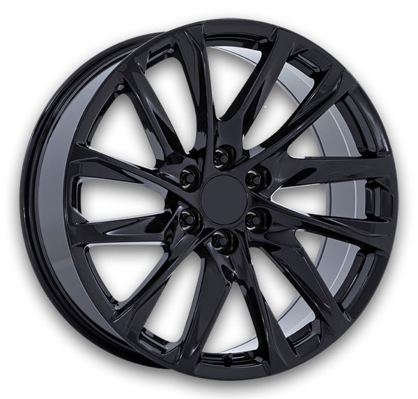 Performance Replicas Wheels PR213 22x9 Gloss Black 6x139.7 +28mm 78.1mm