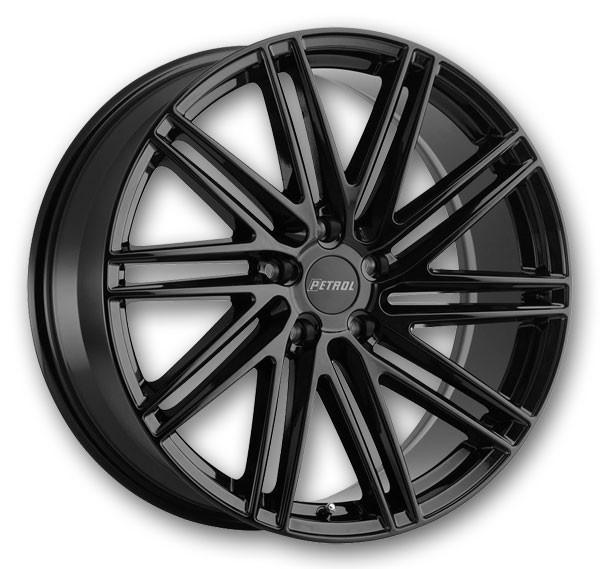 Petrol Wheels P1C 20x8.5 Gloss Black 5x112 +40mm 72.1mm