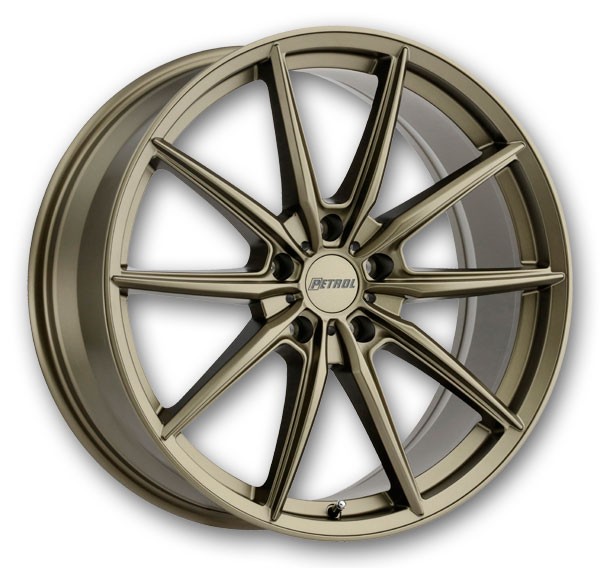 Petrol Wheels P4B 20x8.5 Matte Bronze 5x114.3 +40mm 76.1mm