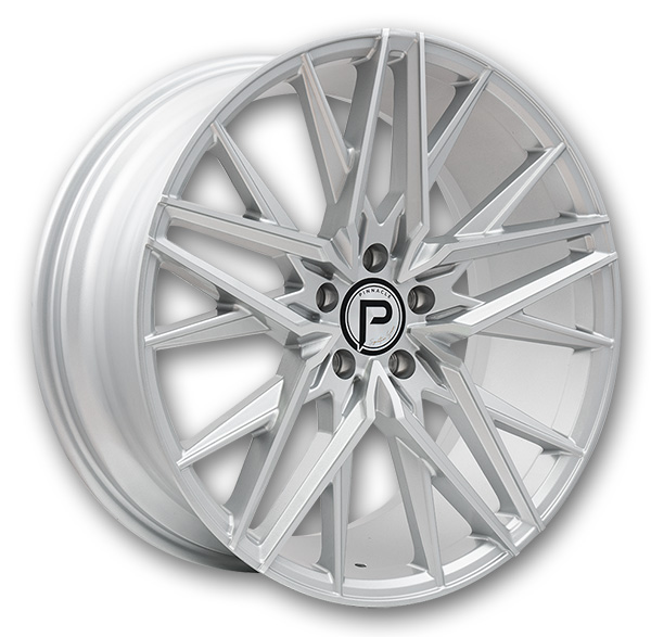 Pinnacle Wheels P106 Stellar 20x8.5 Silver Machine Face 5x114.3 +35mm 73.1mm