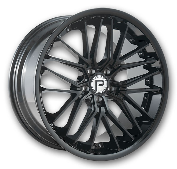 Pinnacle Wheels P214 Legacy 22x9 Gloss Black 5x114.3 +35mm 73.1mm