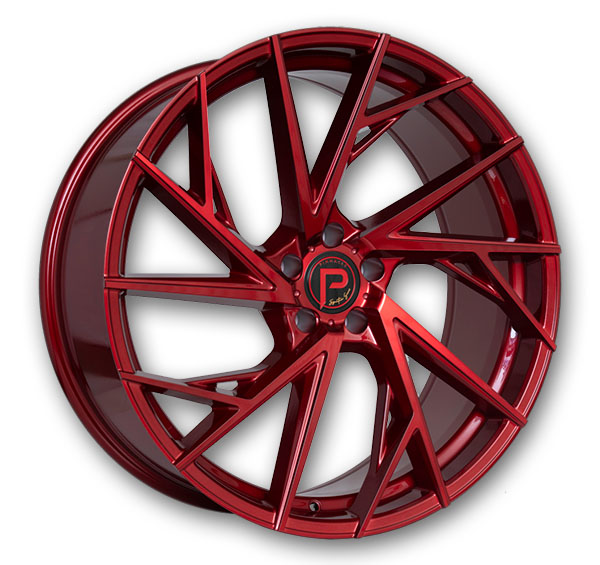 Pinnacle Wheels P316 Swank 22x9 Candy Red 5x114.3 +35mm 73.1mm