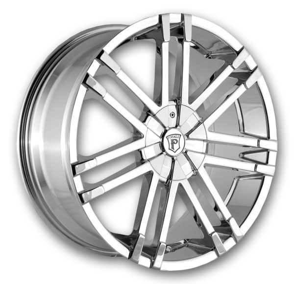 Pinnacle Wheels P88 Valenti 22x9.5 Chrome 5x127/5x139.7 +15mm 87.1mm