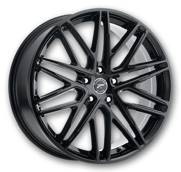 Platinum Wheels 460 Atonement 20x8.5 Gloss Black with Clear Coat 5x120 +40mm
