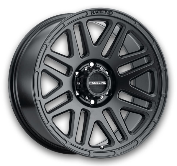 Raceline Wheels 944B Outlander 20x9 Satin Black 6x139.7 -12mm 106.1mm