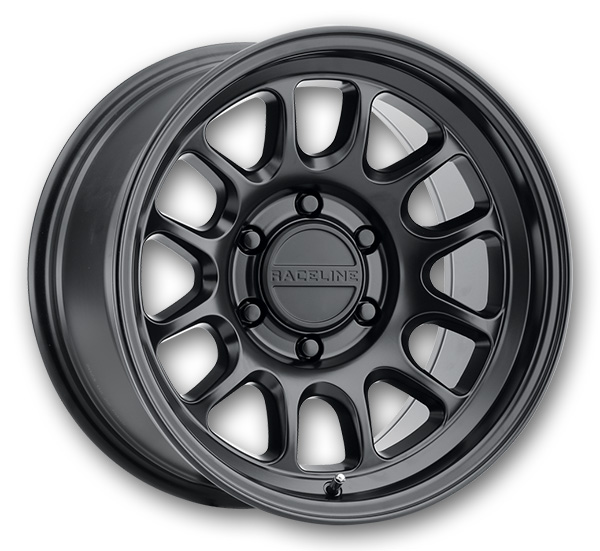 Raceline Wheels 958B Rogue 17x8.5 Satin Black 6x120 0mm 67.1mm