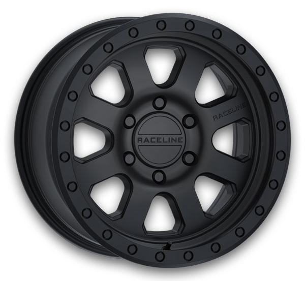 Raceline Wheels 959B Avenger 2.0 17x8.5 Satin Black 8x165.1 0mm 130.81mm