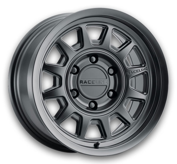 Raceline Wheels 952B Aero HD 17x8.5 Satin Black 6x135 +18mm 87.1mm