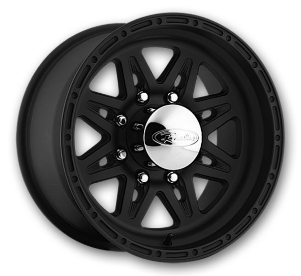 Raceline Wheels 892 Renegade 8 16x10 Satin Black 8x165.1 -25mm 130.81mm