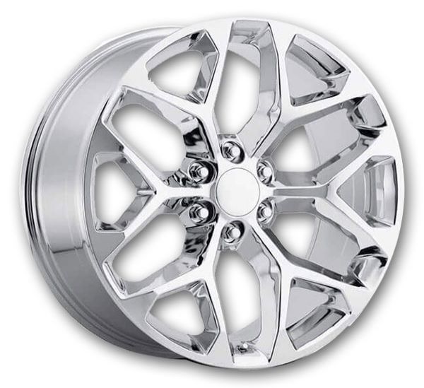 USA Replicas Wheels 781 Snowflakes 30x10 Chrome 6x139.7 +34mm 78.1mm