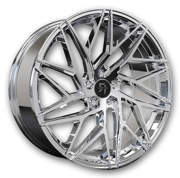 Revenge Luxury Wheels RL-102 22x9 Chrome 5x120 +35mm 74.1mm