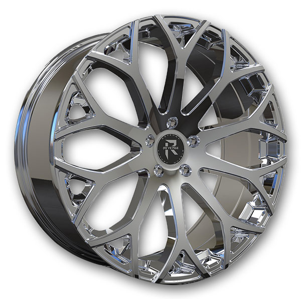 Revenge Luxury Wheels RL-105 22x9 Chrome 5x115 +20mm 74.1mm