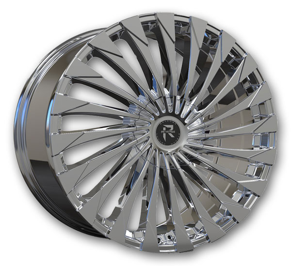 Revenge Luxury Wheels RL-106 24x9 Chrome 5x115/5x127 +15mm 78.1mm