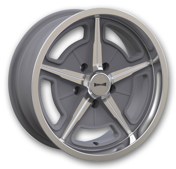 Ridler Wheels 605 18x9.5 Machined Spokes and Lip 5x114.3 +0mm 83.82mm