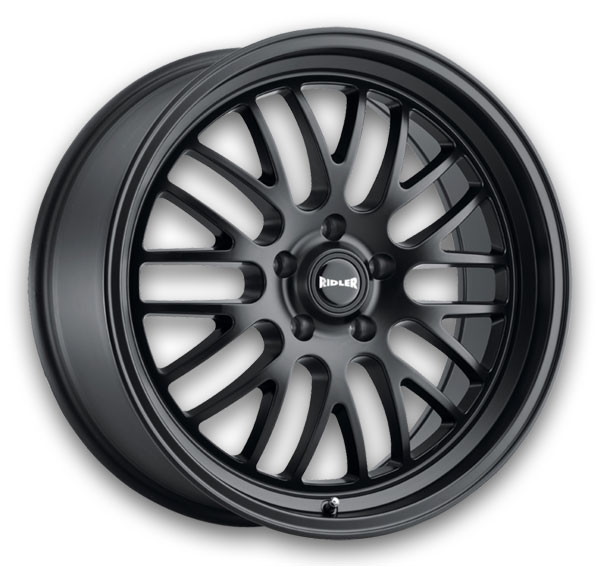 Ridler Wheels 607 20x9 Matte Black 5x120 +35mm 72.62mm