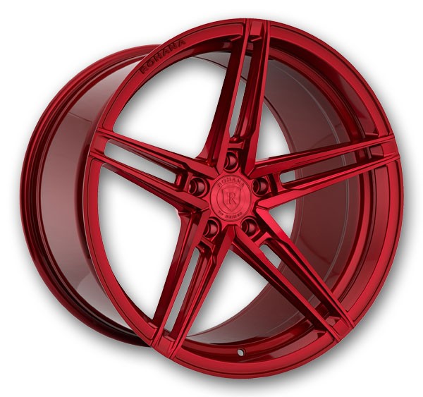 Rohana Wheels RFX15 20x10 Gloss Red 5x120 +25mm 74.1mm